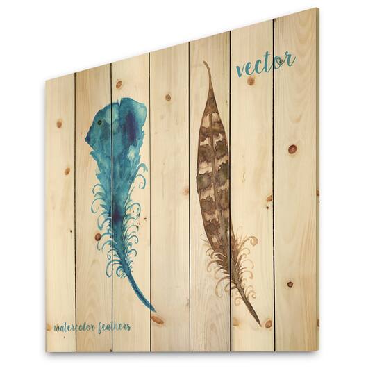 Designart - Ethnic Boho Feathers